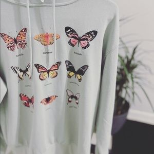 Free Yourself Butterfly Hoodie